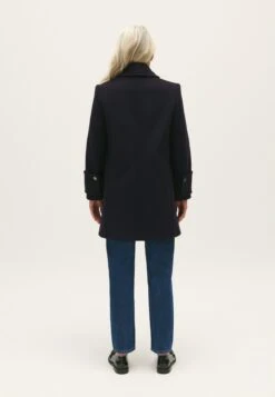 CLAUDIE PIERLOT Gaustine - Manteau Court - Marine -Magasin Général De Mode c485550b2e59489ab84febbaa0dad361