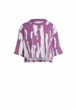 Adidas Originals Thebe Magugu Cropped Tee - T-Shirt Imprimé - Purple -Magasin Général De Mode c4c5fe1e52de4bf6b737edf5646a6f39