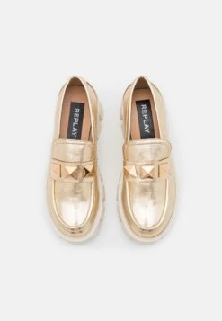 Replay Cable - Mocassins - Platin -Magasin Général De Mode c56ecb9ae6674175966cdeee3048ab2f