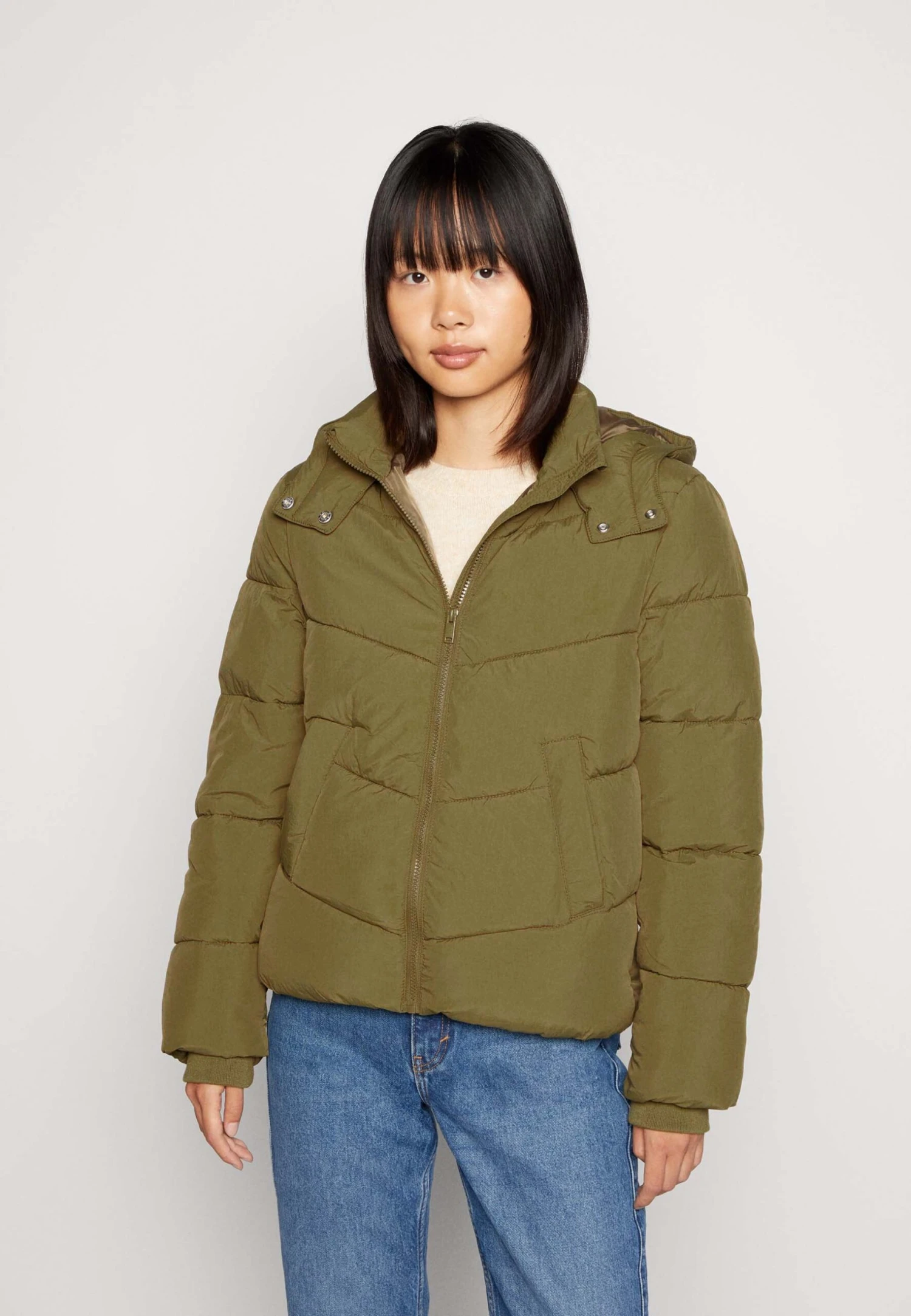 Pieces Jamilla Puffer Noosbc - Veste D'Hiver - Dark Olive 3 Pieces Jamilla Puffer Noosbc - Veste D'Hiver - Dark Olive