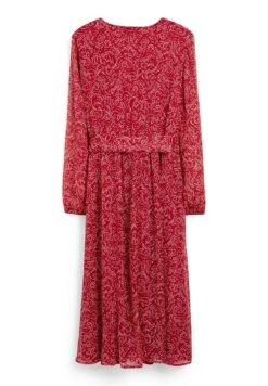 Robe De Jour - Red Cremewhite -Magasin Général De Mode c5e05294e24f4b1dbd27a1f775f62c01