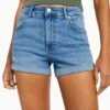 BERSHKA Roll-Up - Short En Jean - Light-Blue Denim 1 BERSHKA Roll-Up - Short En Jean - Light-Blue Denim -Magasin Général De Mode c6c0e59034f540118f9237e8e71a098f