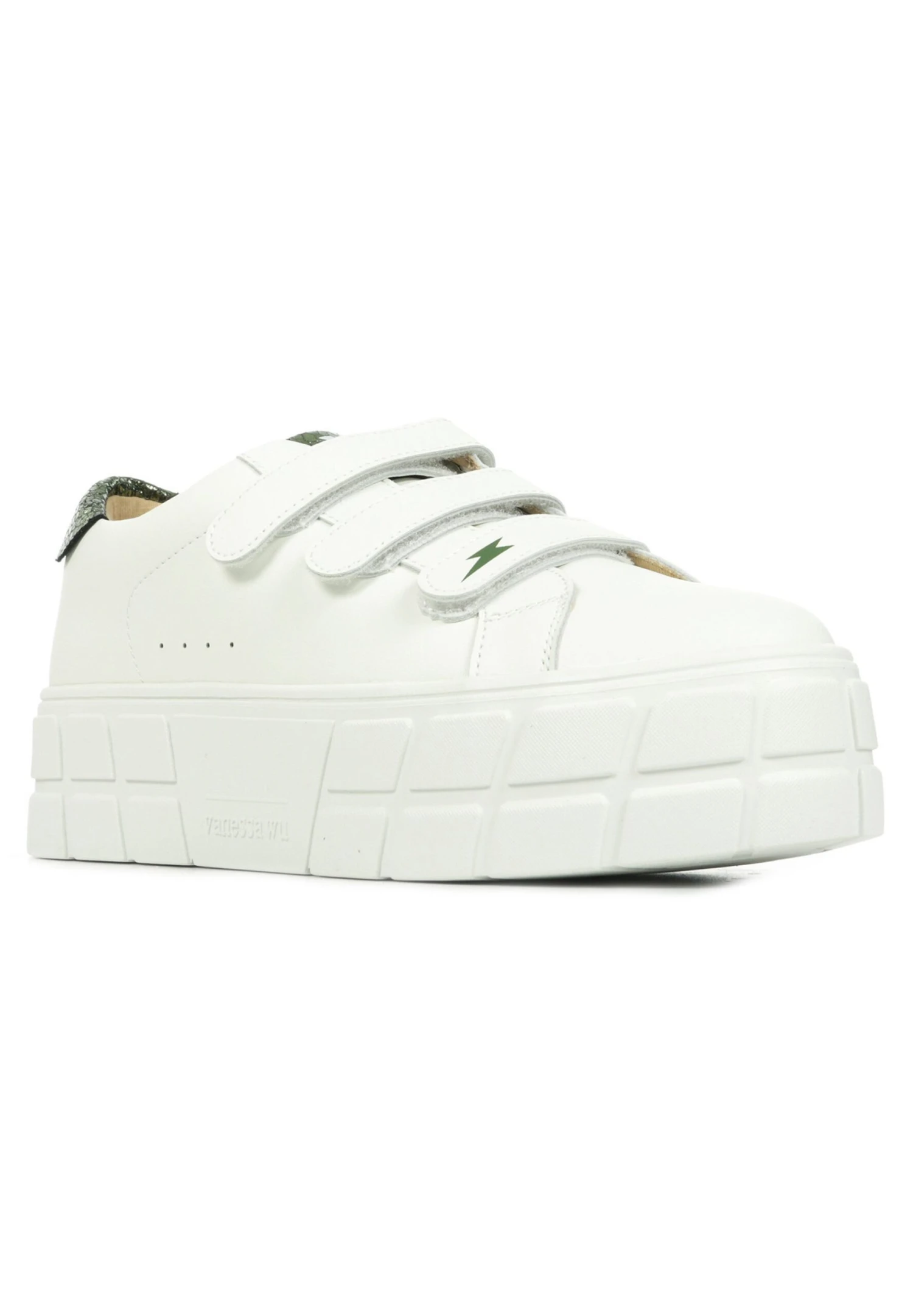 Vanessa Wu Angela - Baskets Basses - White/Green 4 Vanessa Wu Angela - Baskets Basses - White/Green – Image 2