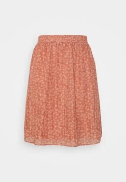 Kaffe Kazandra - Jupe Trapèze - Dusty Red/Creme -Magasin Général De Mode c8bb121f4a77404792efab72c697c85a