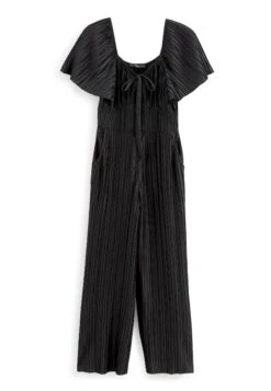 Next Short Sleeves Plisse Standard - Combinaison - Black -Magasin Général De Mode c8f75dc087814b99922e96ed17c9f09b