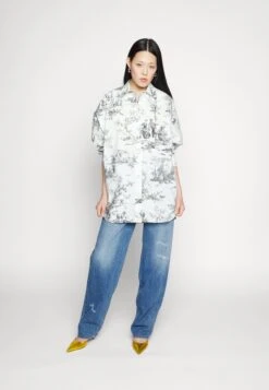 Philosophy Di Lorenzo Serafini Toile De Jouy - Chemisier - White/Black -Magasin Général De Mode ccacbced7dd94bc5954a5abb5b355813