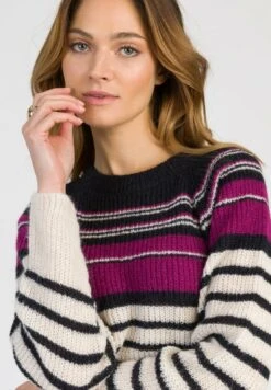 Loose-Fitting Lemulta - Pullover - Ecru -Magasin Général De Mode ce7584d7ccdf4f0a938cea262fec204c