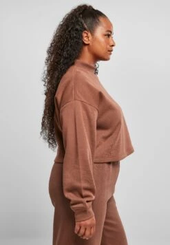 URBAN CLASSICS Oversized High Neck Crew - Sweatshirt - Bark -Magasin Général De Mode cff88545d52943b5ac891e2d0b483497