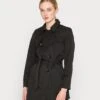 ONLY Onlvalerie - Trench - Black 2 ONLY Onlvalerie - Trench - Black -Magasin Général De Mode d12aa24d1eb542ce97a64e822bdf74de