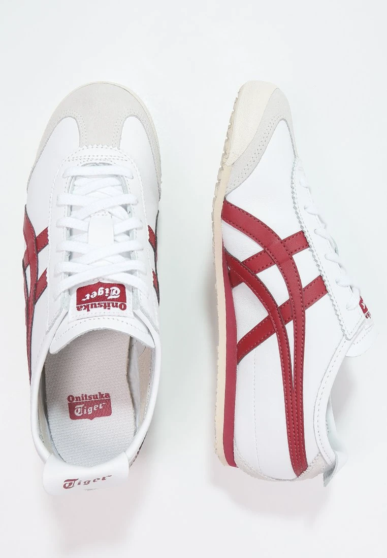 Onitsuka Tiger Mexico 66 - Baskets Basses - White/Burgundy 4 Onitsuka Tiger Mexico 66 - Baskets Basses - White/Burgundy – Image 2