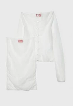 032c Carbon Copy Twin Set - Gilet - White -Magasin Général De Mode d36f26885e614cca929bd98046be7aff