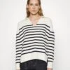Vanessa Bruno Valdi - Pullover - Ecru/Marine