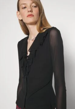 DIANE VON FURSTENBERG Ilea - Blouse - Black -Magasin Général De Mode d5710e8e296f4343852cd30acc4c8121