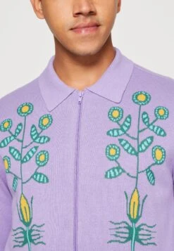 Obey Clothing Totem Zip Cardigan Unisex - Gilet - Purple -Magasin Général De Mode d69e02632f7e4ba990d166be42c9783e