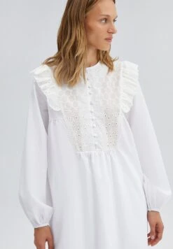 Broderie Frilled - Tunique - White 10 Broderie Frilled - Tunique - White -Magasin Général De Mode d6ddddcd42ef41c9b74fc65a98e72cda