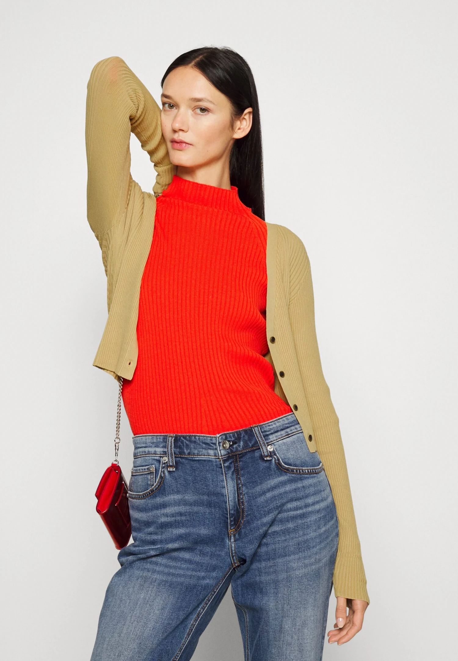 Rag & Bone Carrie Cardigan - Gilet - Khaki 7 Rag & Bone Carrie Cardigan - Gilet - Khaki – Image 5