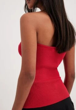 NA-KD Tube-Aus - Débardeur - Red -Magasin Général De Mode d7bd04e0993a49caa278ff99beb1b062