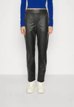 Vila Vidagmar Coated - Pantalon Classique - Black