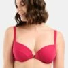 Wired Glamourous Textured - Haut De Bikini - Dark Pink -Magasin Général De Mode d810e47151054e3fb0bf0635bdbe1b9f