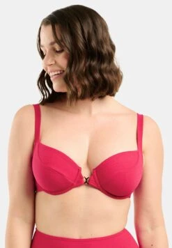 Wired Glamourous Textured - Haut De Bikini - Dark Pink