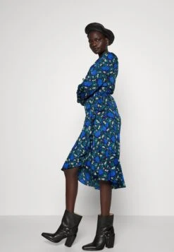 DIANE VON FURSTENBERG Carla Two Dress - Robe De Jour - Teal -Magasin Général De Mode d93ba100f936476cafbd4c7f8a768d9e