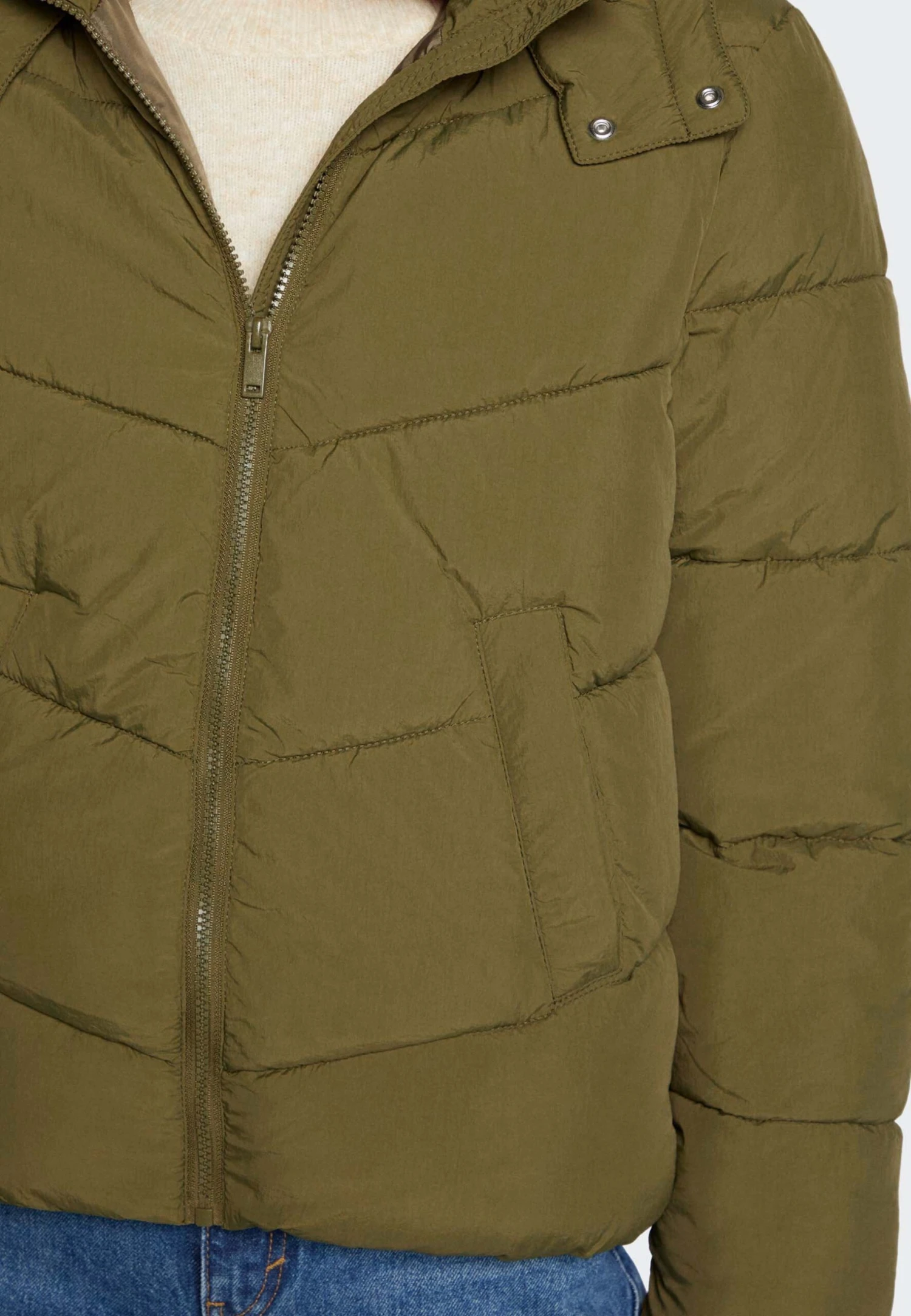 Pieces Jamilla Puffer Noosbc - Veste D'Hiver - Dark Olive 8 Pieces Jamilla Puffer Noosbc - Veste D'Hiver - Dark Olive – Image 6