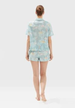 Oysho Floral Print - Bas De Pyjama - Turquoise -Magasin Général De Mode daee55fb61e34efa869067274d31e9ef