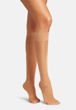 Wolford Satin Touch - Chaussettes Hautes - Gobi