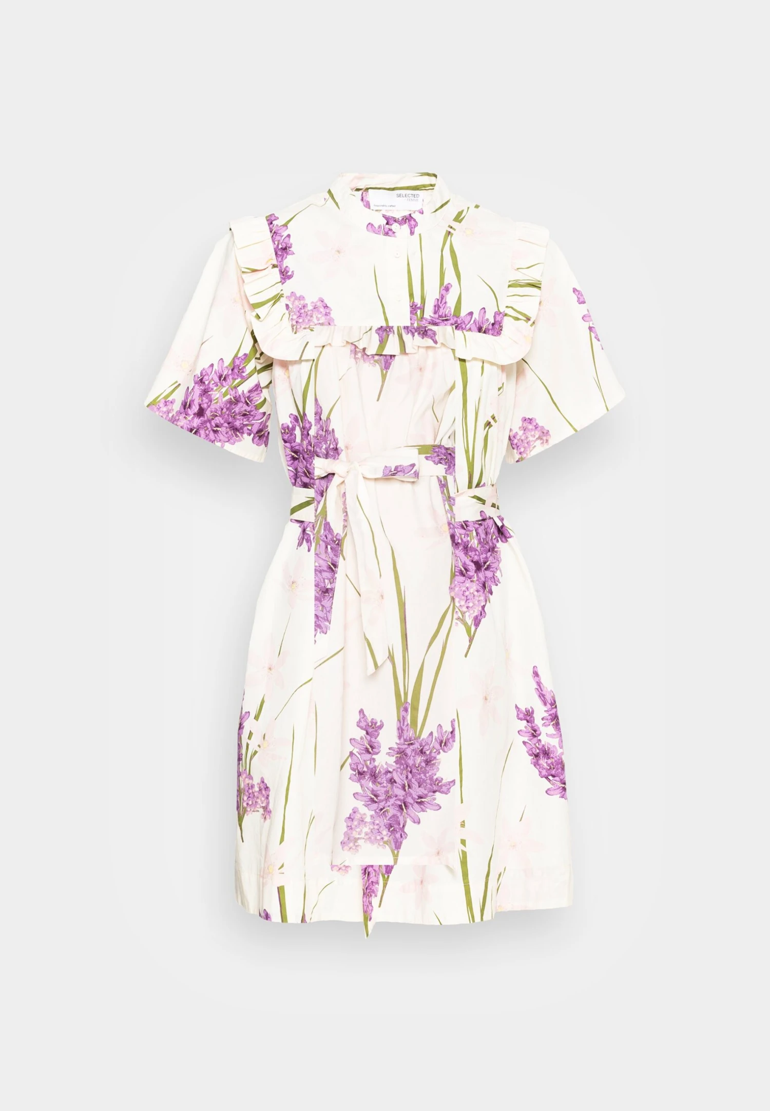 Selected Femme Slfetopa Short Shirt Dress - Robe De Soirée - Antique White 6 Selected Femme Slfetopa Short Shirt Dress - Robe De Soirée - Antique White – Image 4