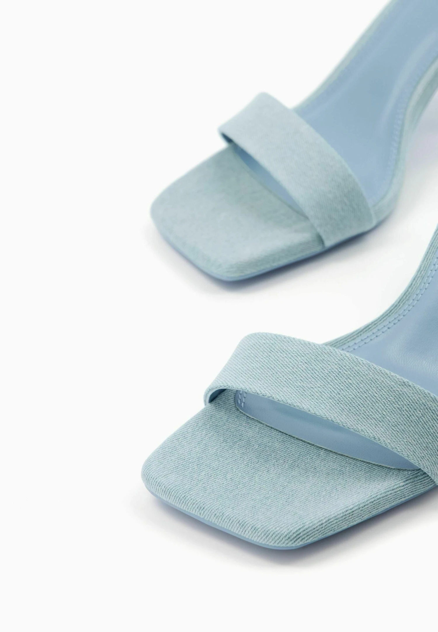 BERSHKA Sandales - Light Blue Denim 9 BERSHKA Sandales - Light Blue Denim – Image 7