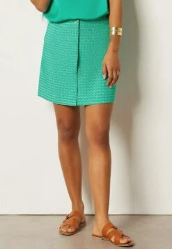 ETAM Gamora - Jupe Trapèze - Vert Émeraude -Magasin Général De Mode df6675fe3e4b4e6fa20f688700470287