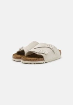 Birkenstock Zürich Unisex - Chaussons - Antique White -Magasin Général De Mode e00ee292ae084cd7a2a7ae015581a725