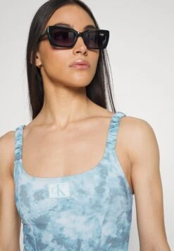 Calvin Klein Swimwear One Piece - Maillot De Bain - Blue -Magasin Général De Mode e03d52e992d64fd98ad166fe45ad4ca9