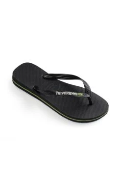 Havaianas Flip Flop Brasil Logo - Tongs - Black/Black -Magasin Général De Mode e0b9e5deb0fa43d79877b4d740a11354