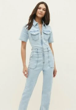 Stradivarius Combinaison - Light Blue Denim -Magasin Général De Mode e0fb181a812e49db90581e5ba58afbf6