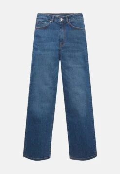TOM TAILOR Denim Culotte - Jean Droit - Used Dark Stone Blue Denim -Magasin Général De Mode e2151c497327454eb26a990f77b66628