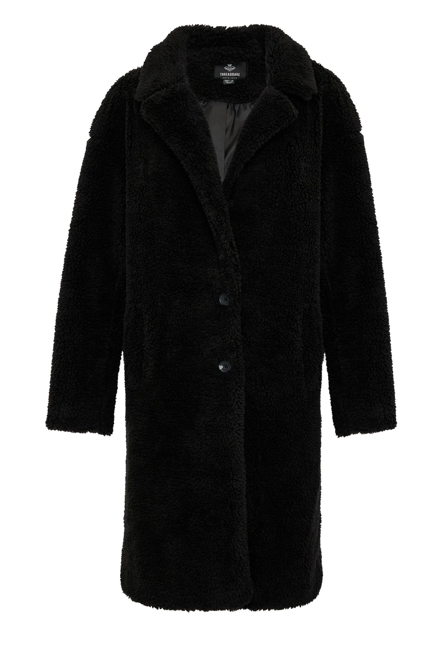 Threadbare Bear - Manteau D'Hiver - Black 7 Threadbare Bear - Manteau D'Hiver - Black – Image 5