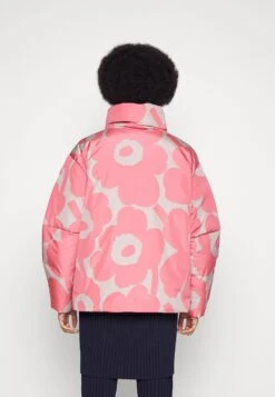 Marimekko Judea Unikko Coat - Doudoune - Beige/Pink -Magasin Général De Mode e364e05e8a3944d180700b740c9d6192