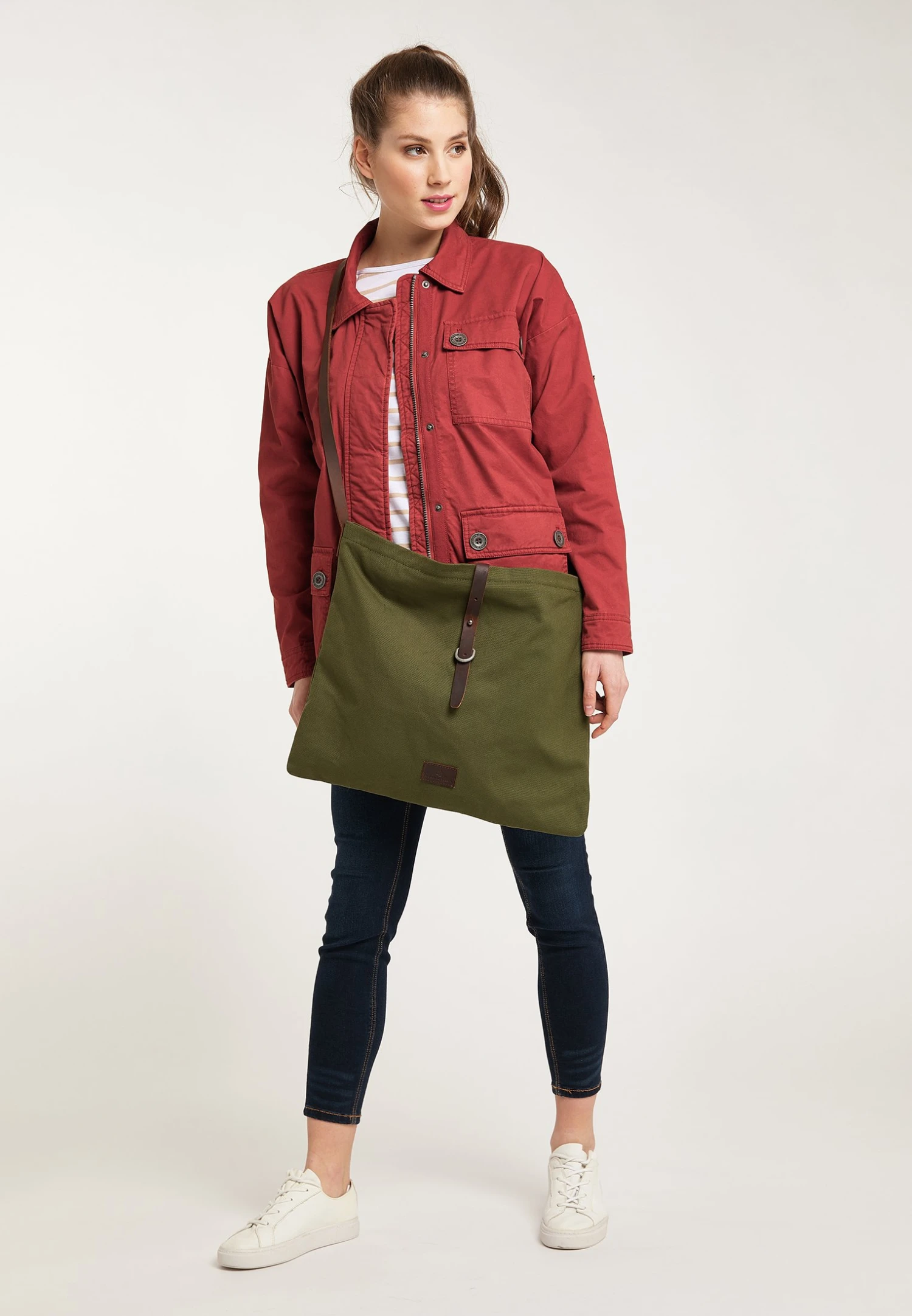 Dreimaster Shopper - Cabas - Oliv Braun 4 Dreimaster Shopper - Cabas - Oliv Braun – Image 2