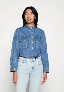 ONLY Onlzach - Chemisier - Medium Blue Denim