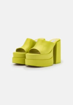 Steve Madden Cagey - Mules À Talons - Lime -Magasin Général De Mode e8d720ca12b042a8b12a25117bb61f42