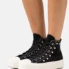 Converse Chuck Taylor All Star Lift - Baskets Montantes - Black/Light Gold/Egret