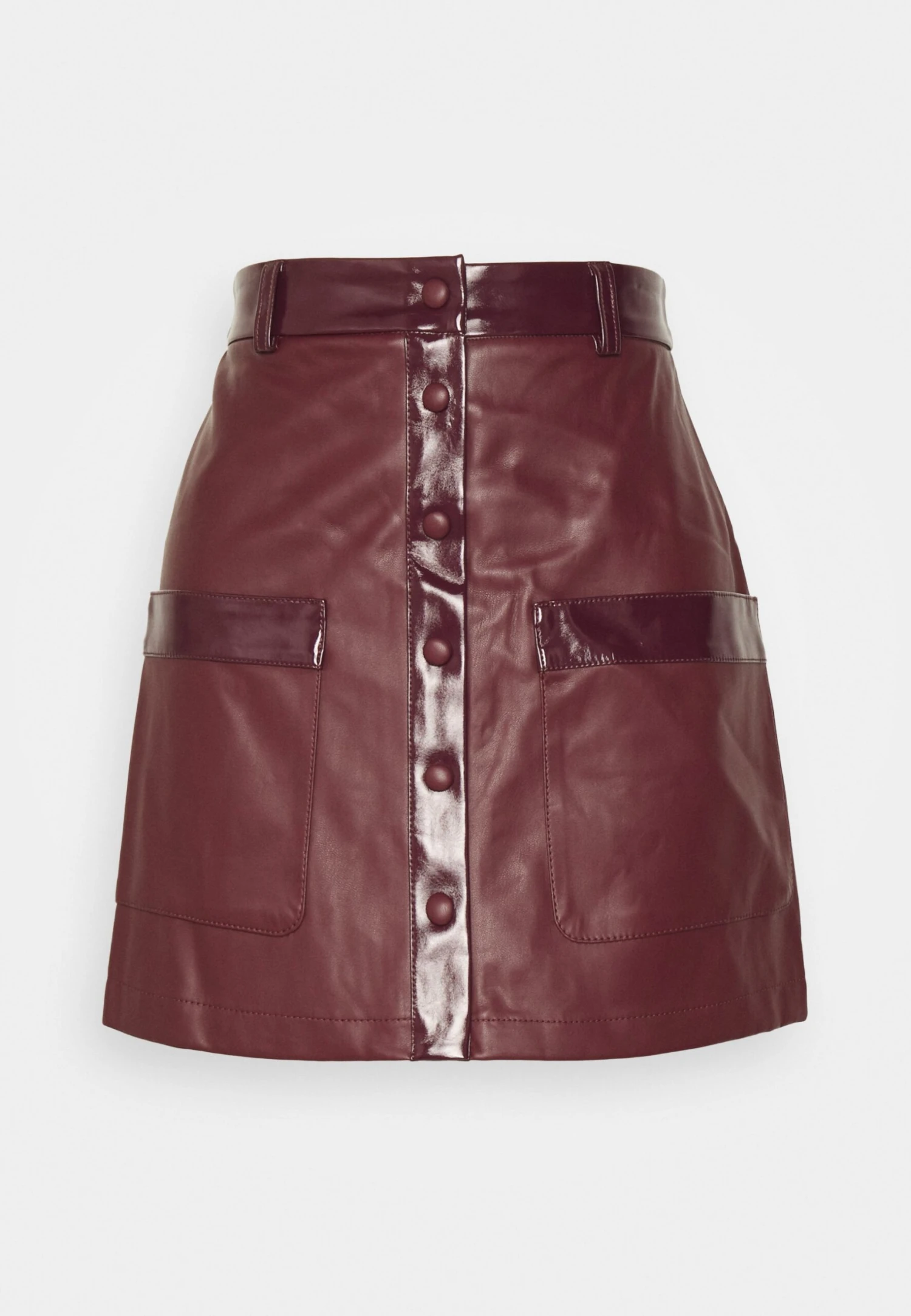 Staud Paper Skirt - Minijupe - Plum 9 Staud Paper Skirt - Minijupe - Plum – Image 7