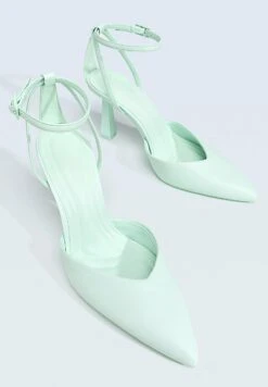 Stradivarius With Ankle Straps - Chaussures De Mariée - Light Green 11 Stradivarius With Ankle Straps - Chaussures De Mariée - Light Green -Magasin Général De Mode e92c0f88e8dc4c2ba920600d72f962ce
