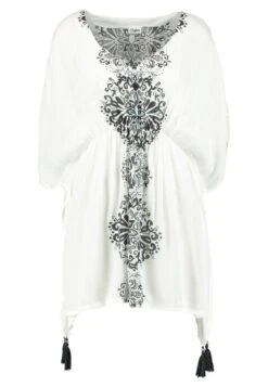 Buffalo Tunic - Accessoire De Plage - Weiß/Schwarz -Magasin Général De Mode e947411b855e4bc2b496a11a312fe262