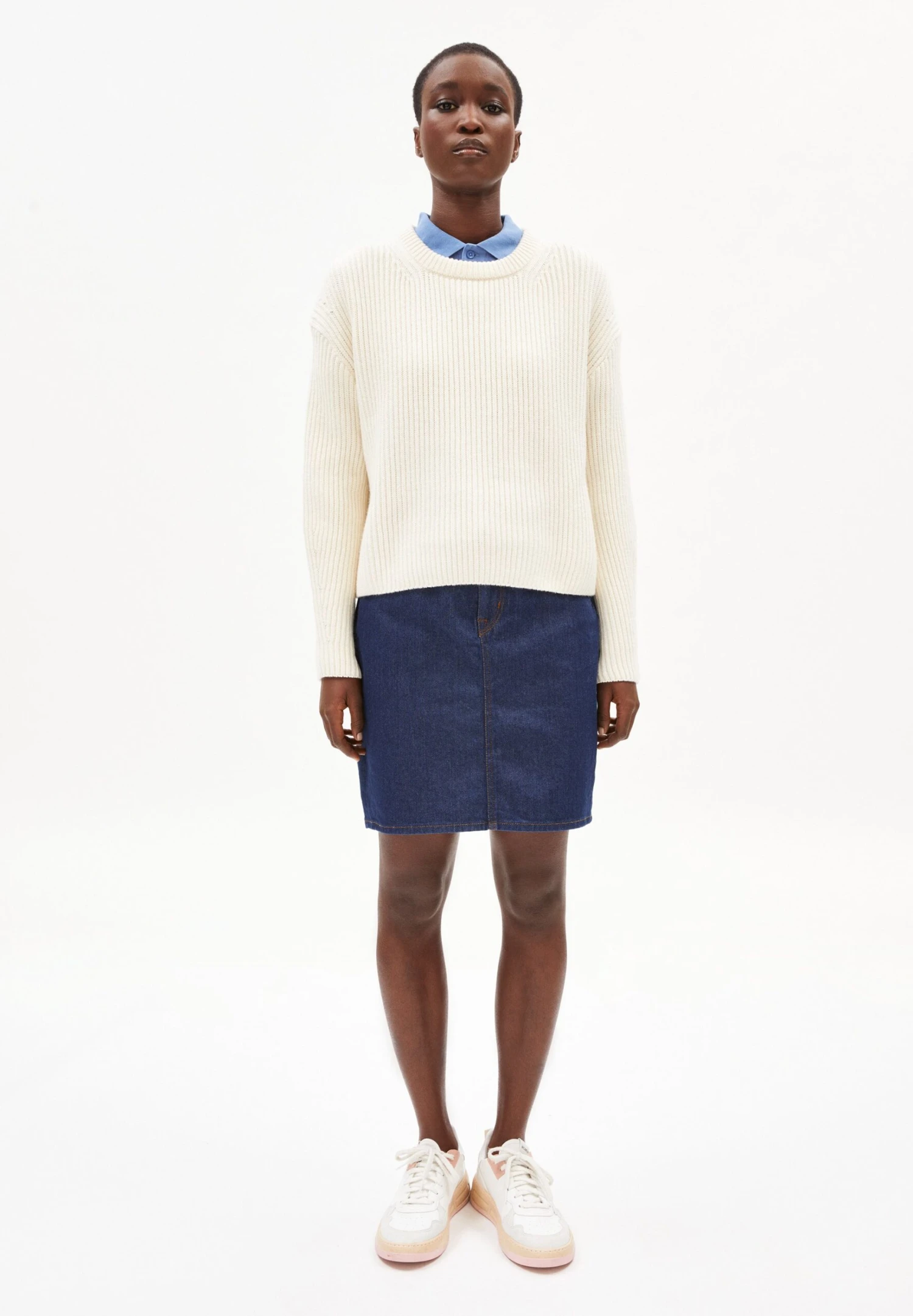 Armedangels Naaruko - Pullover - Oatmilk 3 Armedangels Naaruko - Pullover - Oatmilk