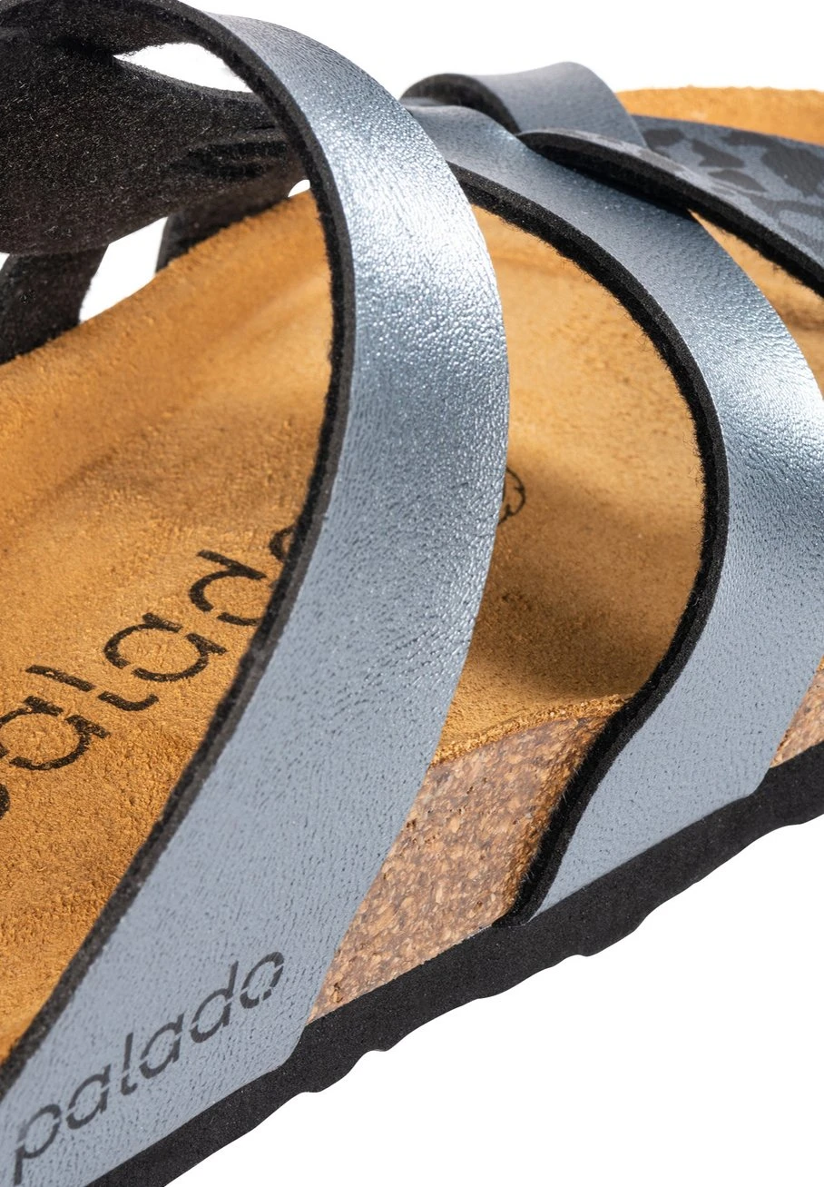 Kreta - Mules - Antra-Black Ornament 7 Kreta - Mules - Antra-Black Ornament – Image 5