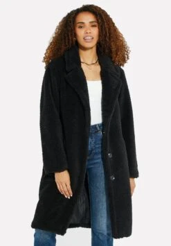 Threadbare Bear - Manteau D'Hiver - Black