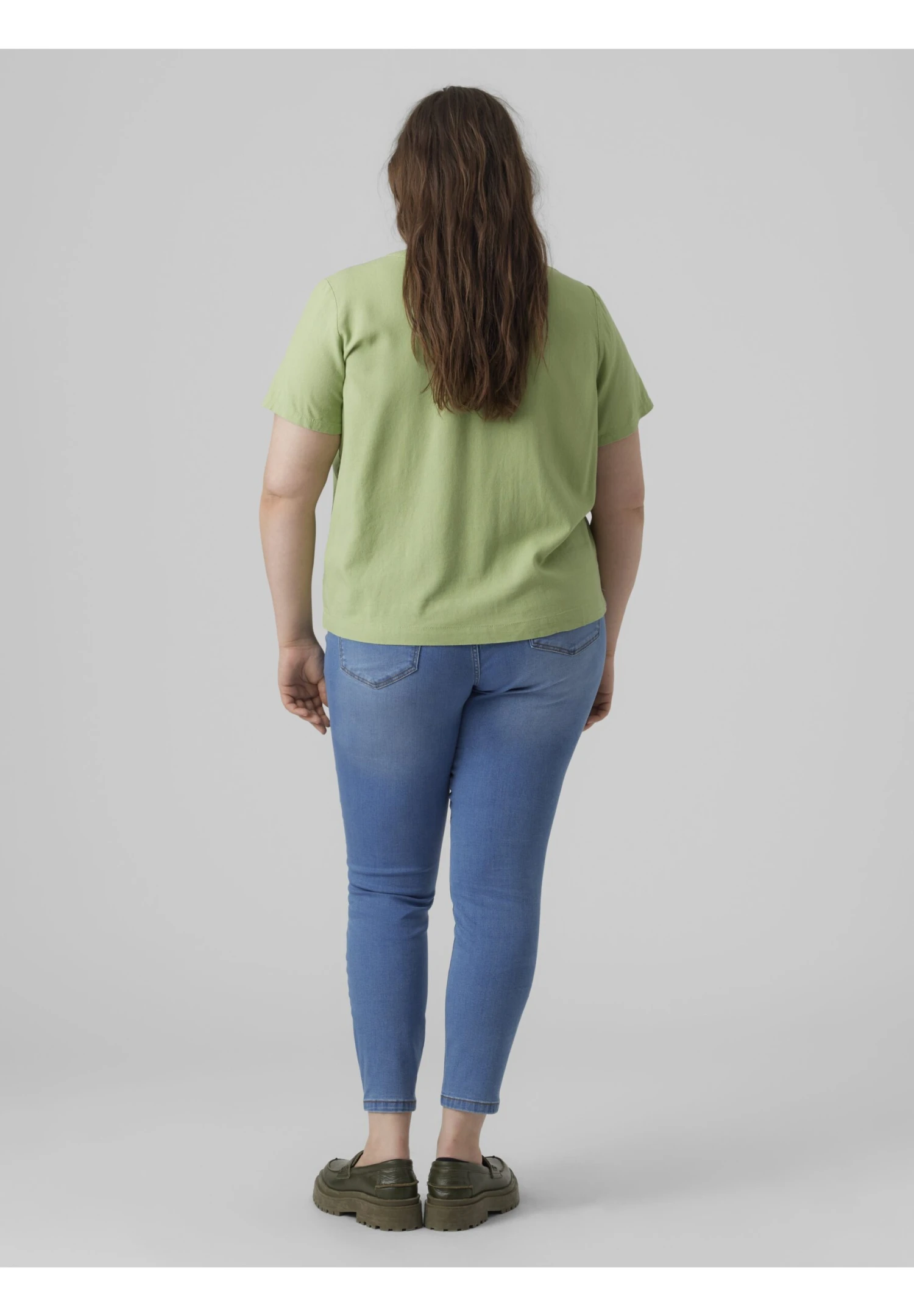 Vero Moda Curve Vmmymilo Top - Blouse - Reseda 5 Vero Moda Curve Vmmymilo Top - Blouse - Reseda – Image 3