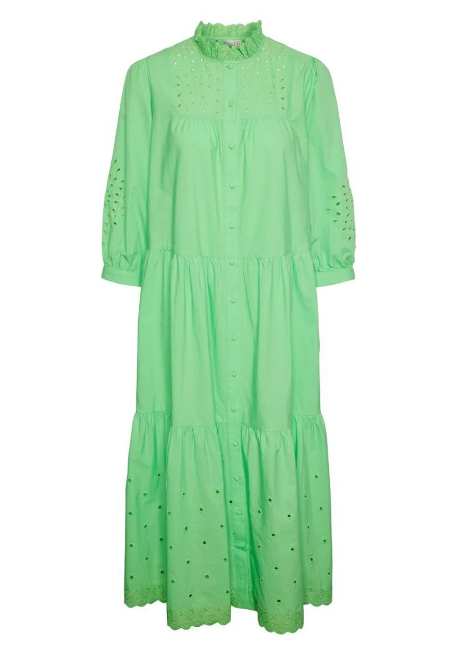 Yasvioletta 3/4 - Robe Chemise - Green 7 Yasvioletta 3/4 - Robe Chemise - Green – Image 5